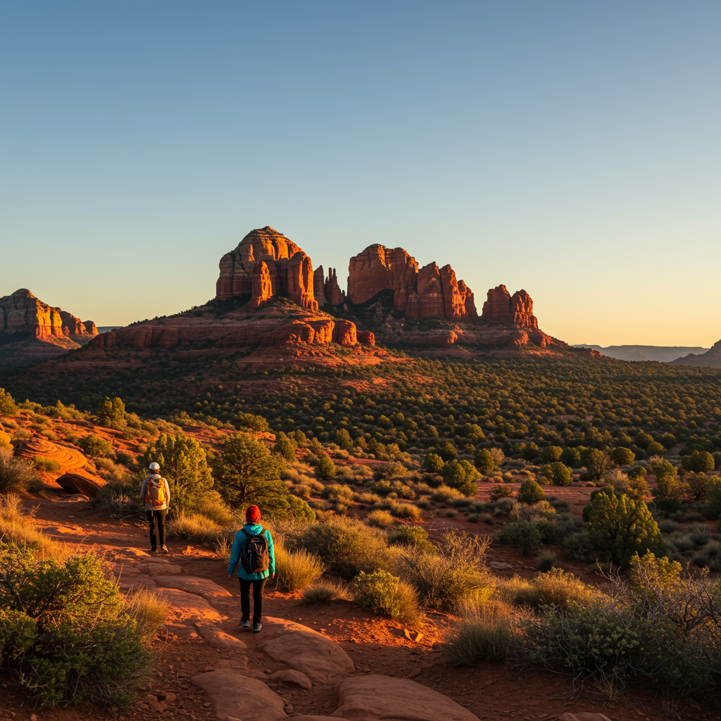 Sedona spiritual vortex site red rock formations