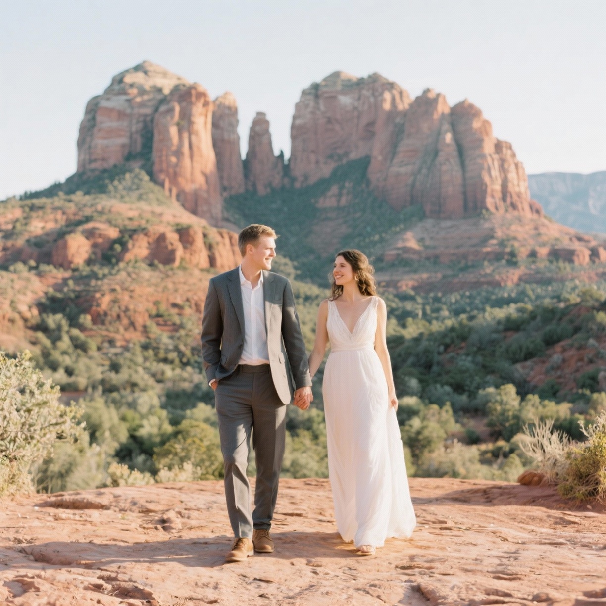 Sedona art gallery featuring local artists and sculptures